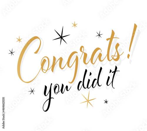 Congrats ! you did it