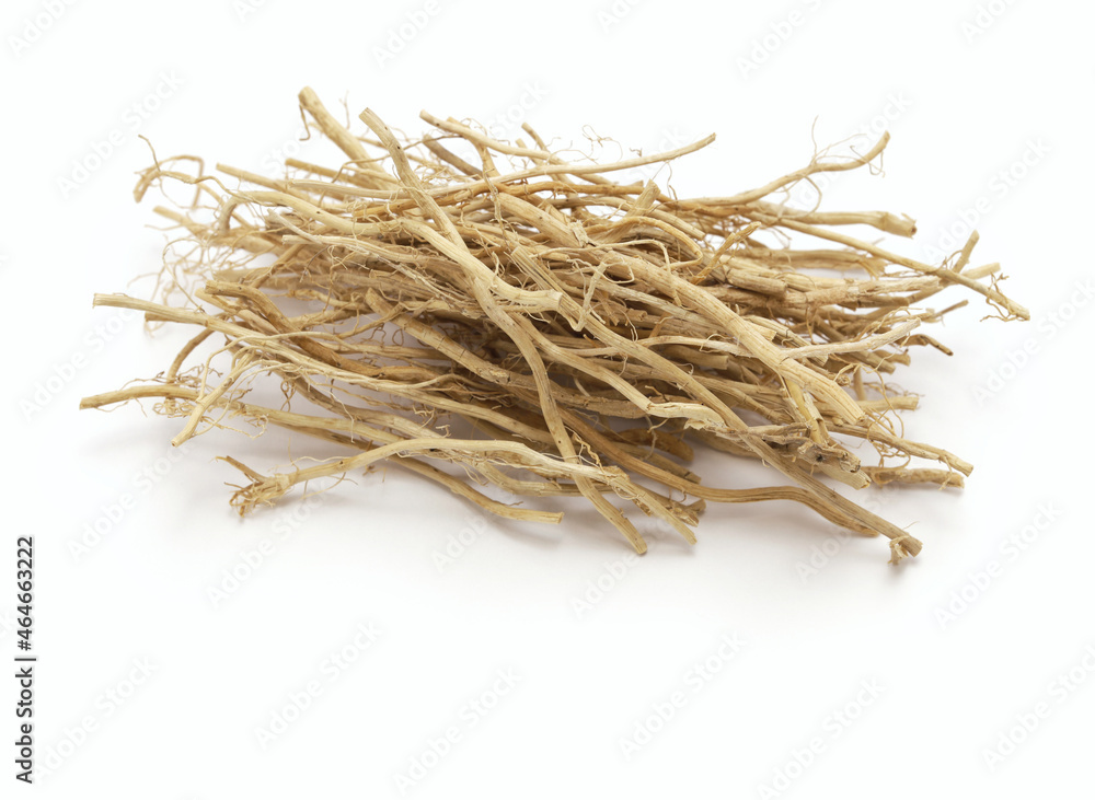 dried vetiver roots