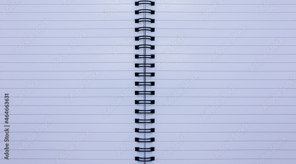 Blank pages with lines from spiral notebook Blank pages with lines from spiral notebook