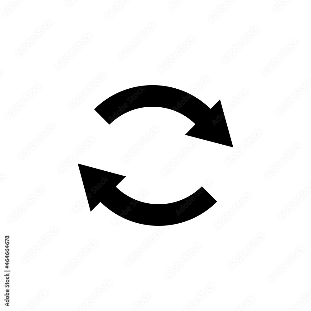 refresh icon, arrow vector, web illustration refresh icon, arrow vector, web illustration