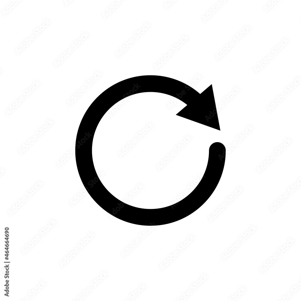 refresh icon, arrow vector, web illustration refresh icon, arrow vector, web illustration