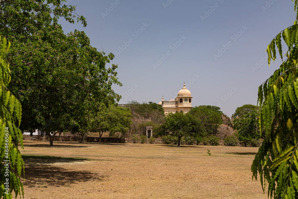 Fototapeta premium インド ラージャスターン州にあるチッタウルガル砦内のフェイ・プラカシュ・パレス