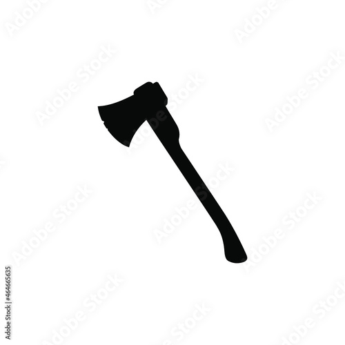 Axe icon vector. forester illustration sign. chop wood symbol or logo.