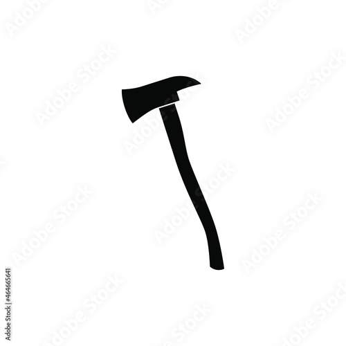 Axe icon vector. forester illustration sign. chop wood symbol or logo.