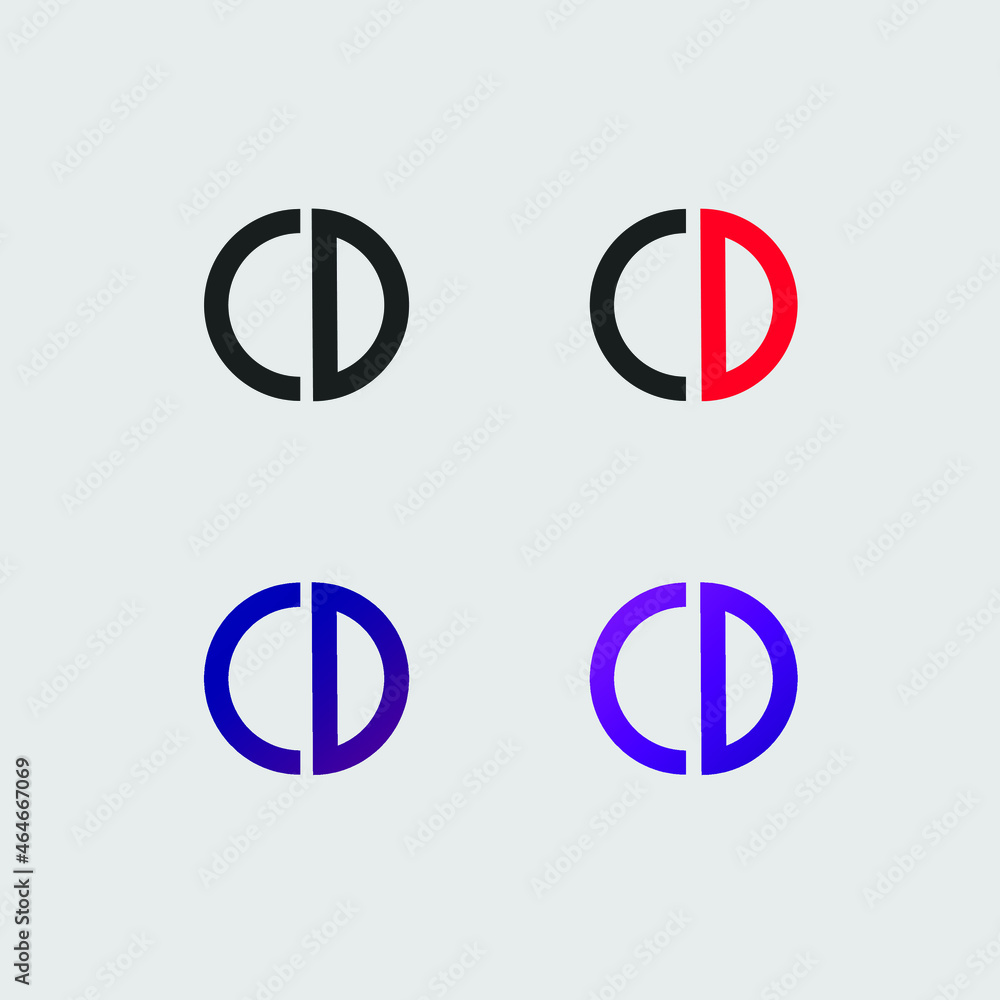 CD initial letter logo vector template | Creative modern monogram Circle logo
CD initial letter logo vector template | Creative modern monogram Circle logo