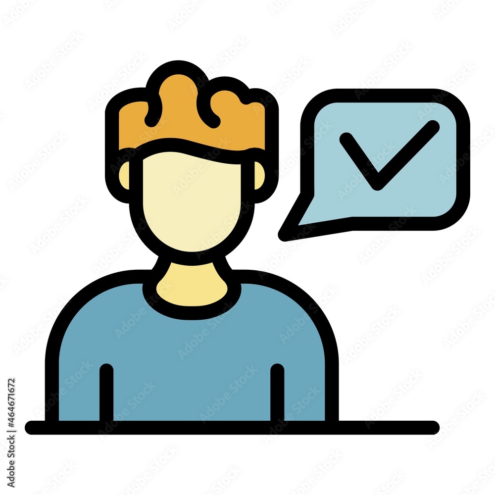 Obraz premium Loan personal icon. Outline loan personal vector icon color flat isolated