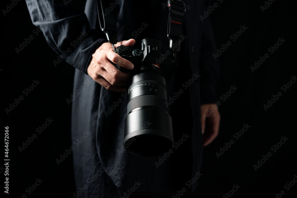 Naklejka premium Photographer