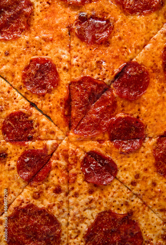 Pepperoni Pizza Close-up