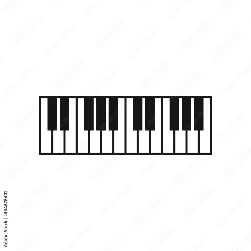 Keyboard Music Icon. Piano Symbol. Keyboard Music Icon. Piano Symbol.