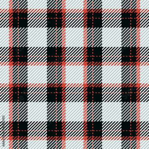 Seamless pattern of scottish tartan plaid. Repeatable background with check fabric texture. Vector backdrop striped textile print.