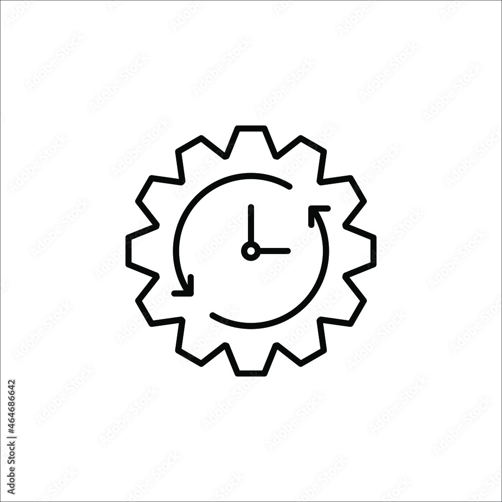 Time Management icon vector illustration on white background. eps 10 Time Management icon vector illustration on white background. eps 10