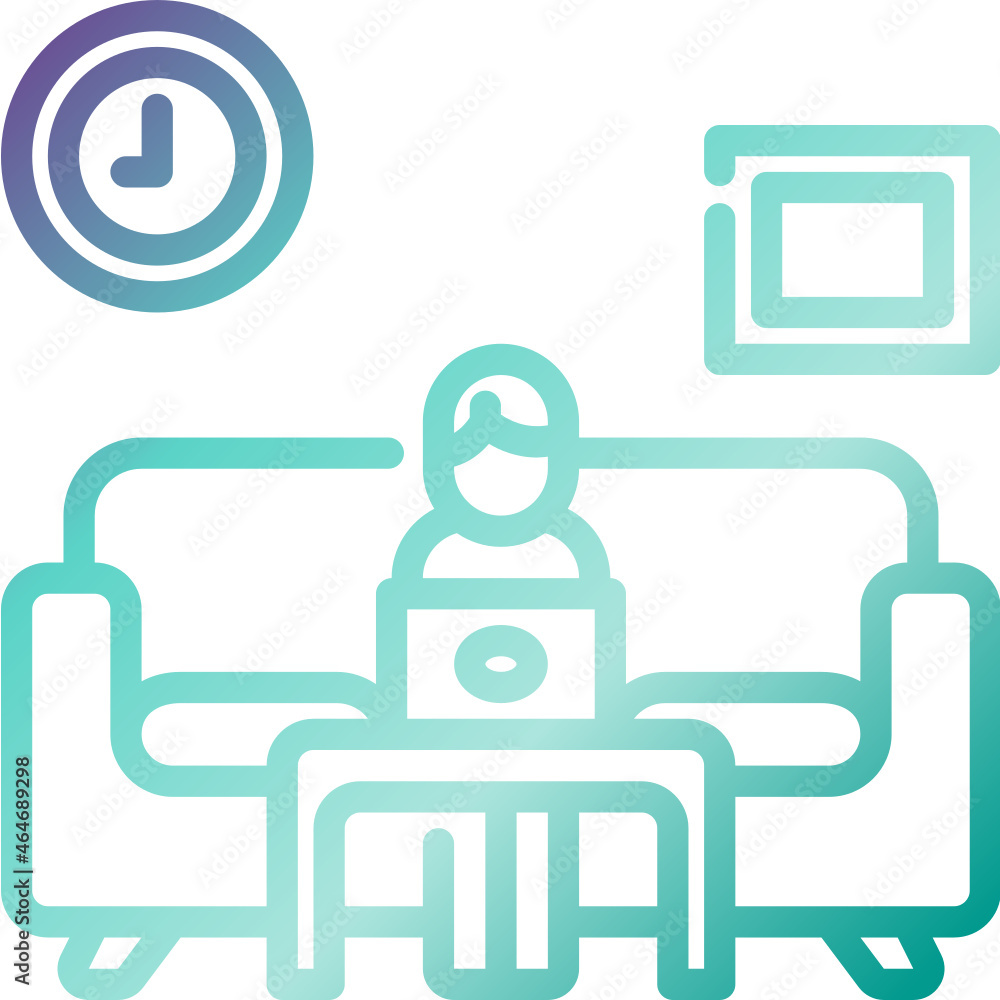 Working gradient icon Working gradient icon