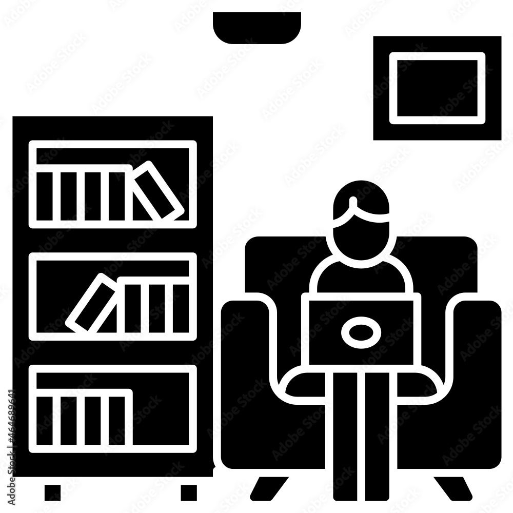 Working solid icon Working solid icon