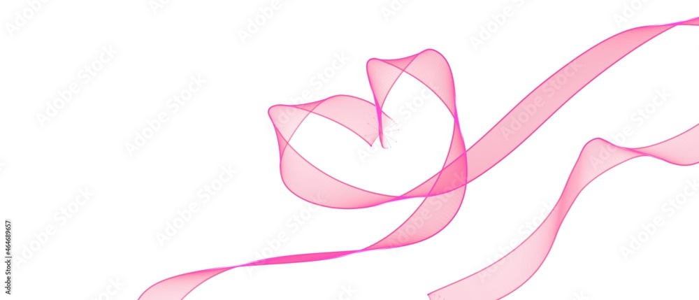 Heart. Abstract love symbol. Continuous line art drawing illustration. Valentines day background banner.	
