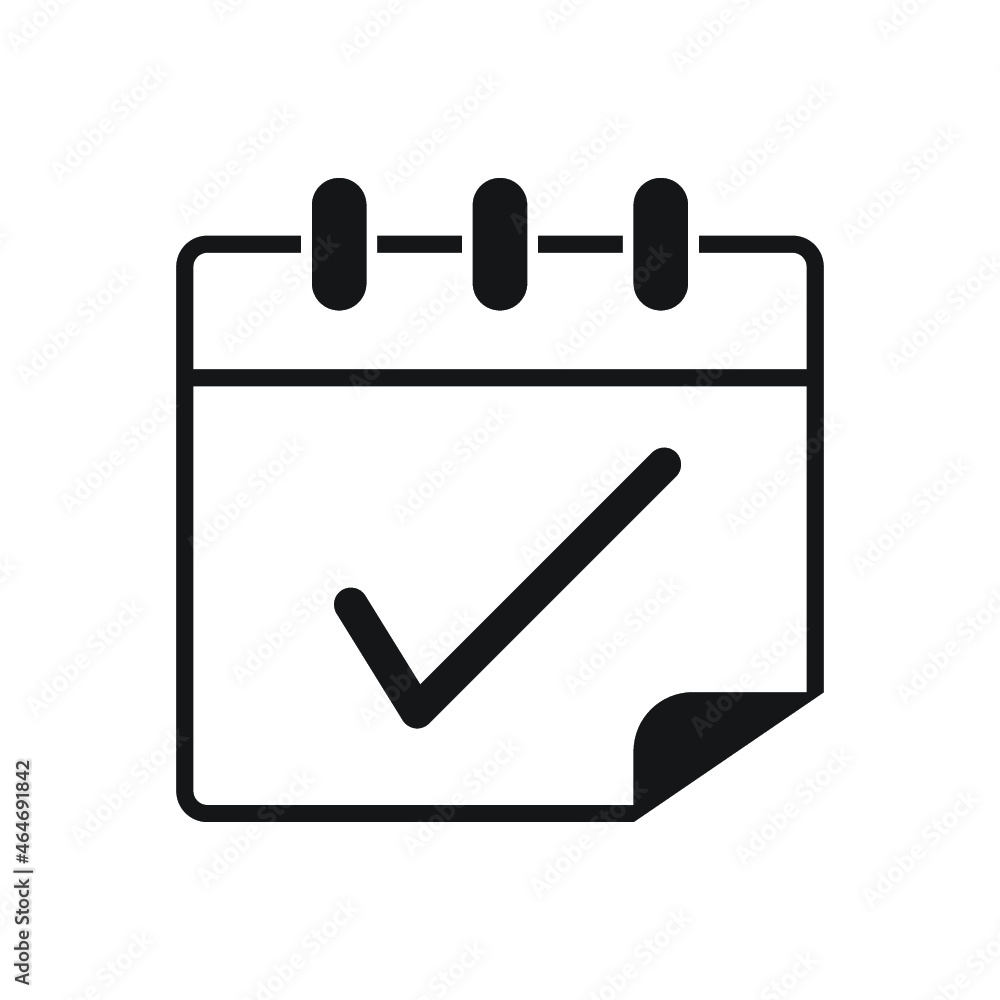 Calendar Flat Icon Illustration Calendar Flat Icon Illustration