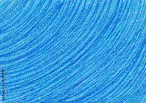 Crayon scribble drawing blue texture background, illustration
