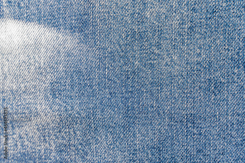Worn blue denim canvas texture for use as a background