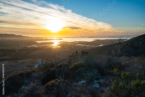 Sunset over the estuary in Morro Bay State Park, California Central Coast © Hanna Tor