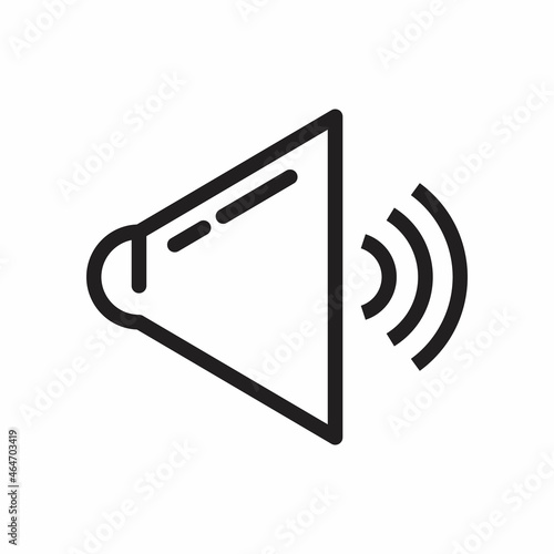Outline sound icon. sound symbol.
