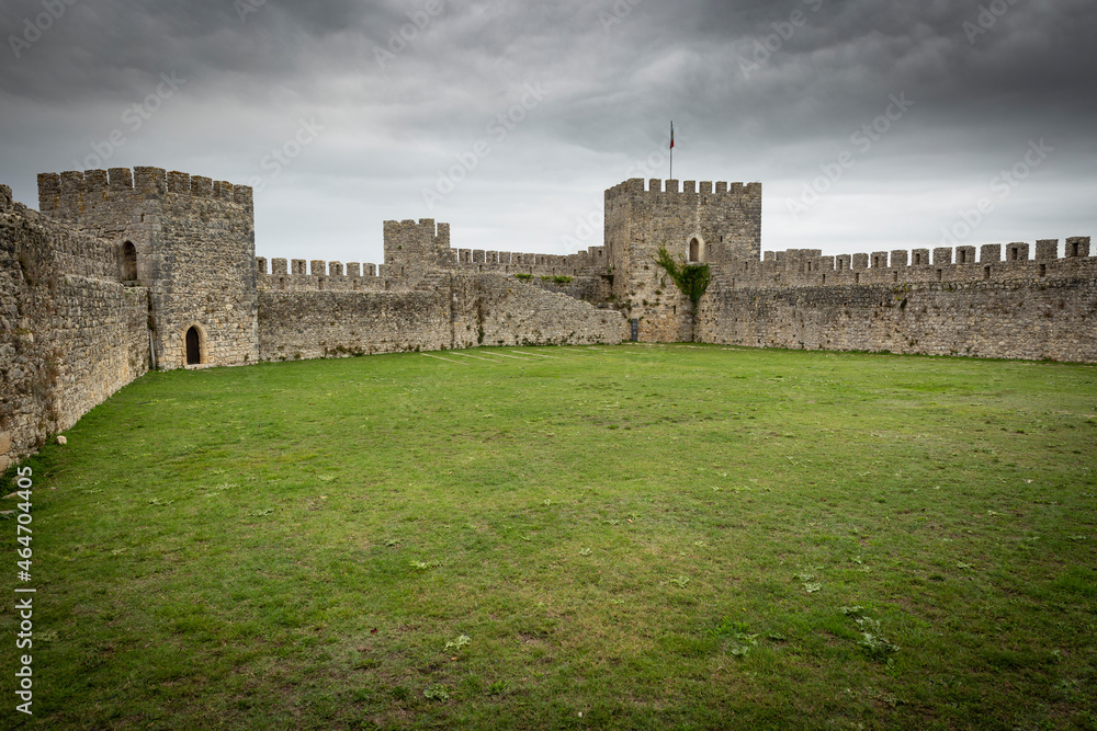 the medieval castle of Montemor-o-Velho, district of Coimbra, Beira Litoral province, Portugal