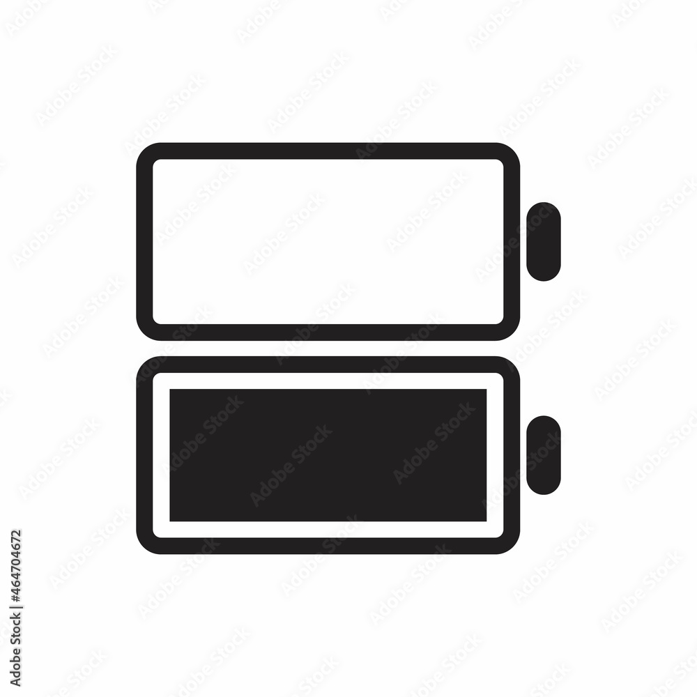 Battery Icon flat design style Battery Icon flat design style