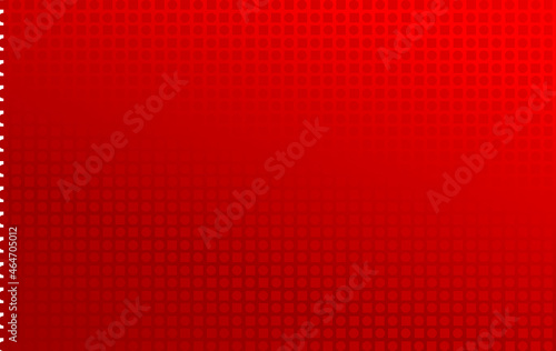 red background with square and round motifs. abstract red background. vector illustration