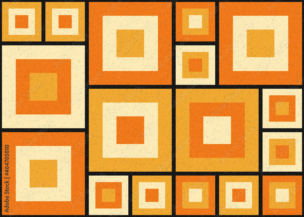 Abstract Geometric Pattern generative computational art illustration