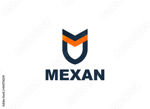 Dark Blue Orange Shield Military Letter M and U Logo. Flat Vector Logo Design Template. Free Download Dark Blue Orange Shield Military Letter M and U Logo. Flat Vector Logo Design Template. - GFXLoad