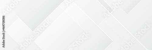 White banner background. Vector abstract graphic design banner pattern background template.