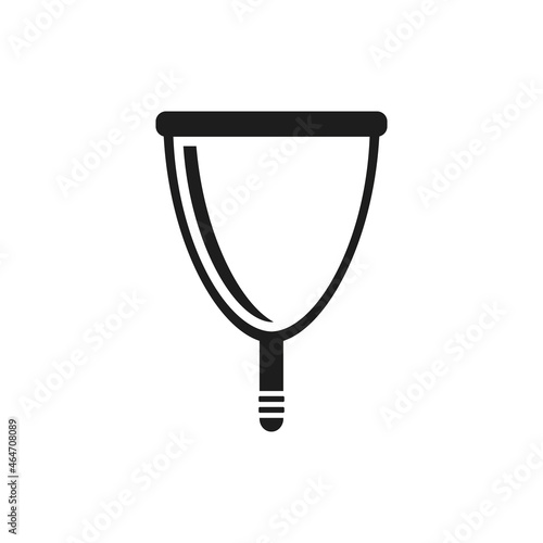 Menstrual cup icon. Vector. Isolated. Flat design. 