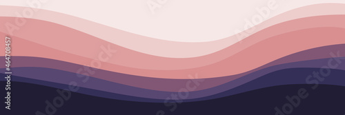 abstract purple landscape wave pattern vector design for wallpaper, backdrop, background, web banner, and design template	