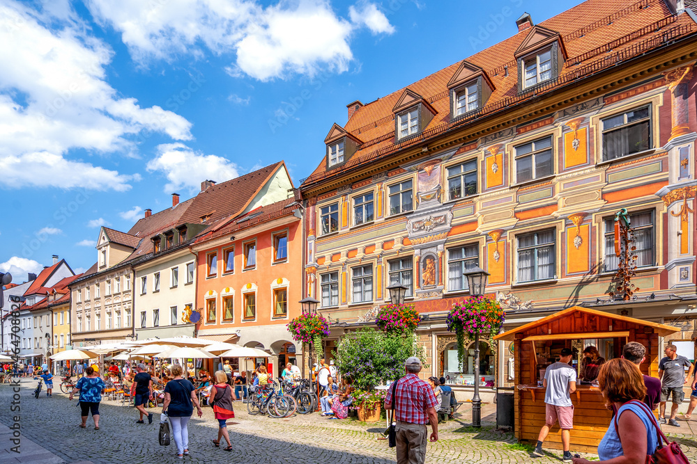Altstadt, Füssen, Bayern, Deutschland Altstadt, Füssen, Bayern, Deutschland