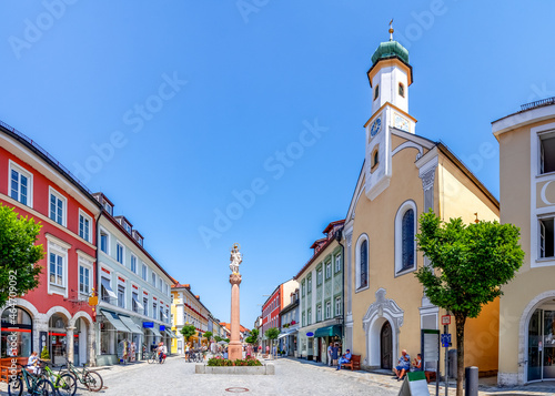 Kirche, Untermarkt, Murnau am Staffelsee, Bayern, Deutschland  photo