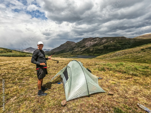 Foto Camping on the 485 mile Colorado Trail, Colorado