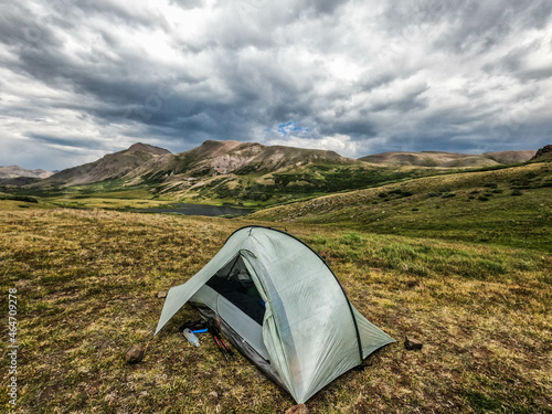 Campsite on the 485 mile Colorado Trail, Colorado photo