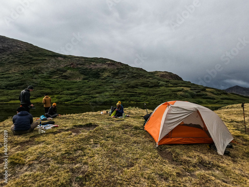 Campsite on the 485 mile Colorado Trail  Colorado