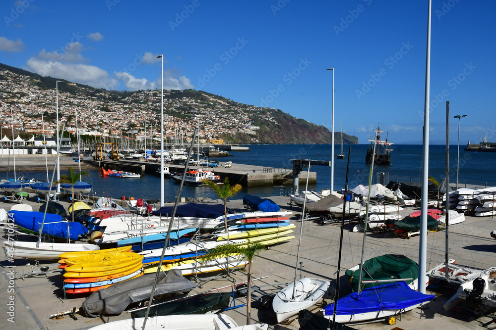 Funchal, Portugal - february 21 2018 : port