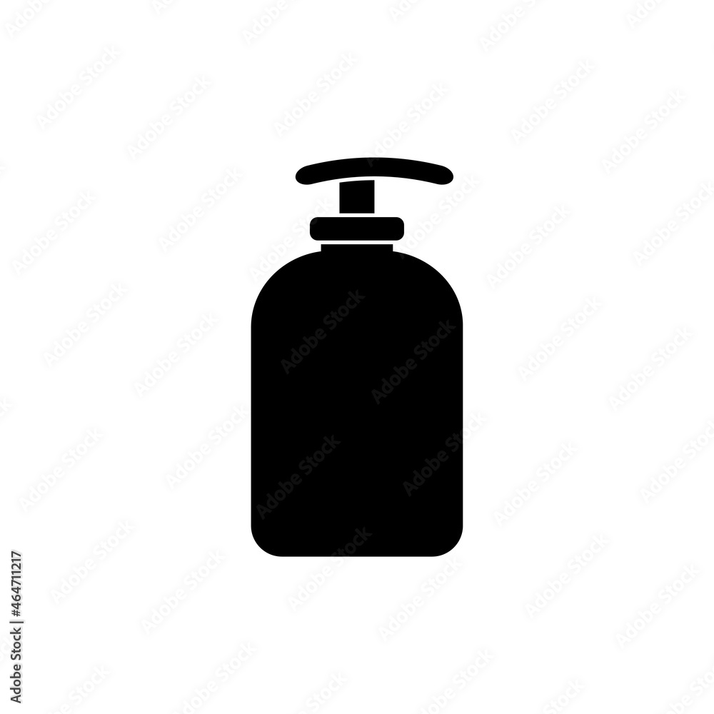 Skin care, natural lotion, face or hand cream or soap vector icon Skin care, natural lotion, face or hand cream or soap vector icon