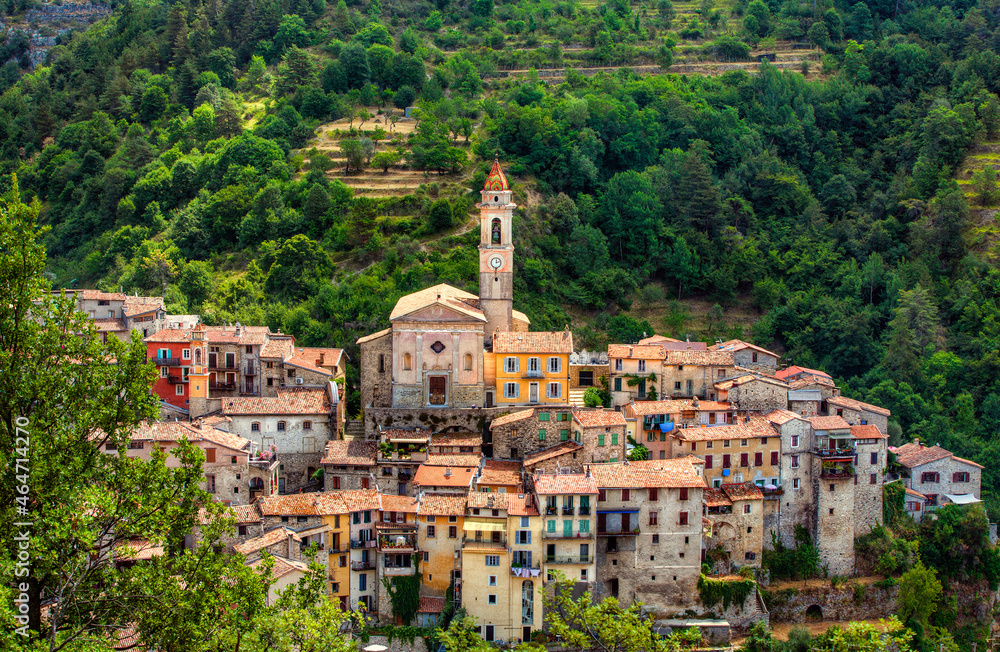 The Village of Luceram, Alpes-Maritimes, Provence, France