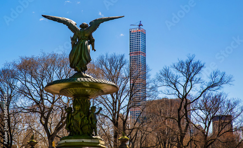 Angel of the Waters, Bethesda Fountain, Central Park, New york photo