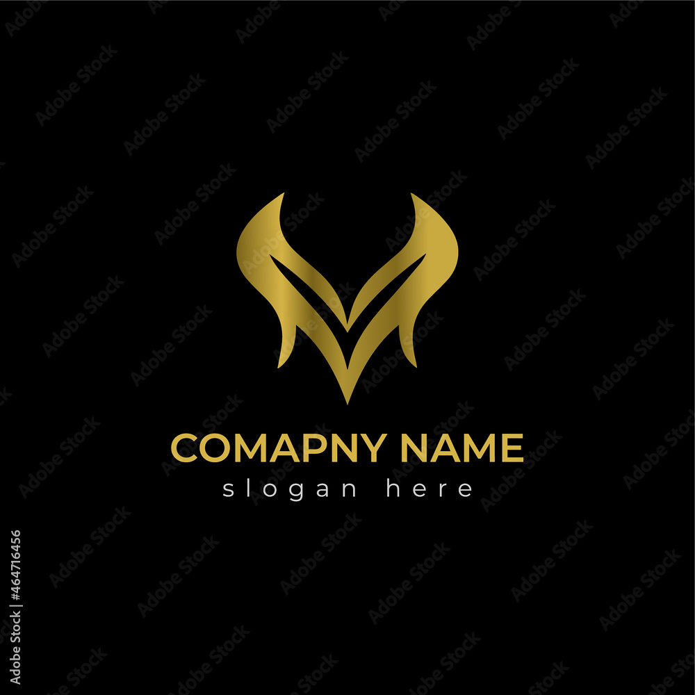 Luxury business logo gold icon Luxury business logo gold icon