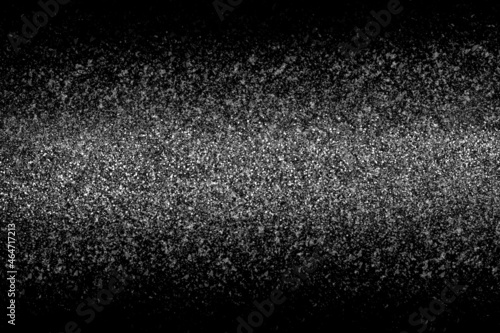 abstract black and white background for photoshop, water drops on black background, noise, snow