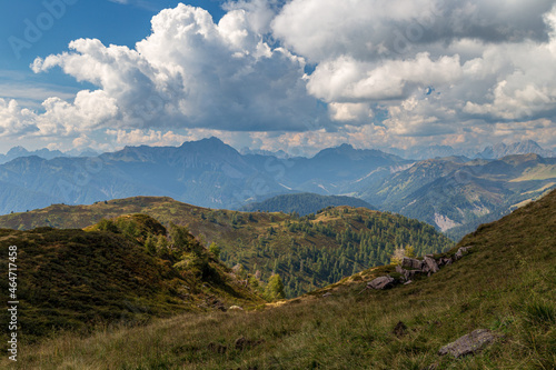 September is the best month for trekking in the beautiful Carnic Alps  Friuli-Venezia Giulia  Italy