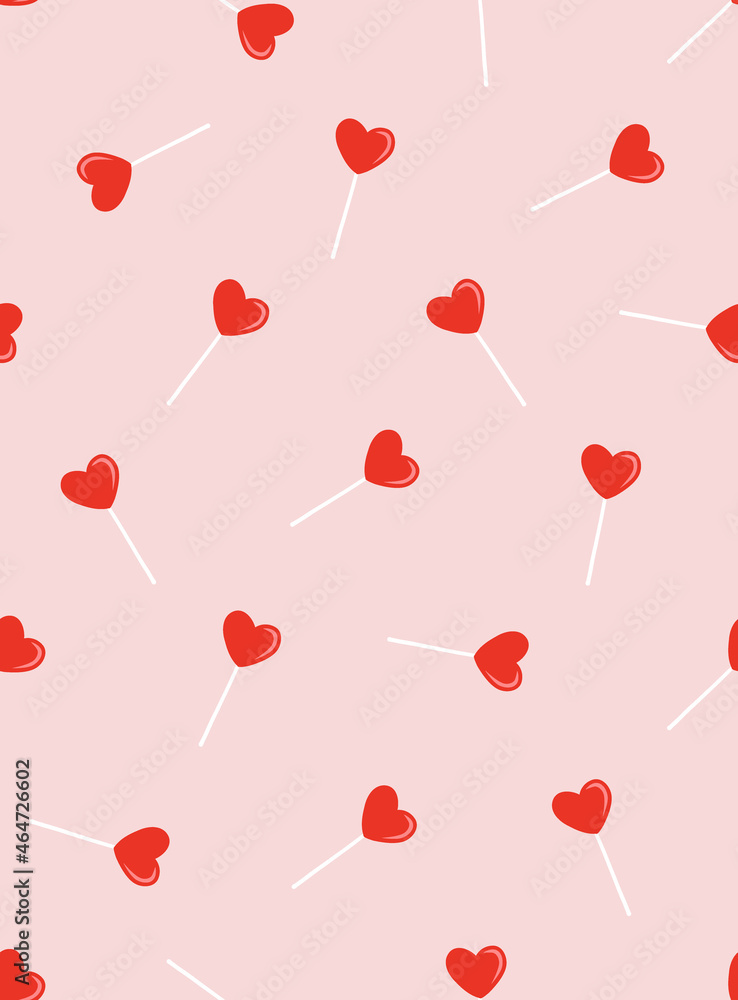 Heart Lollipop Wallpaper