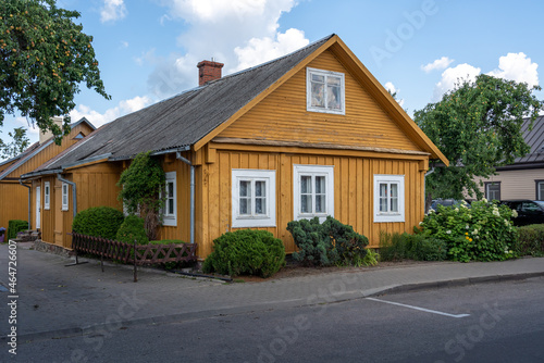 Typical Karaite Triple Windowed house - Trakai, Lithuania