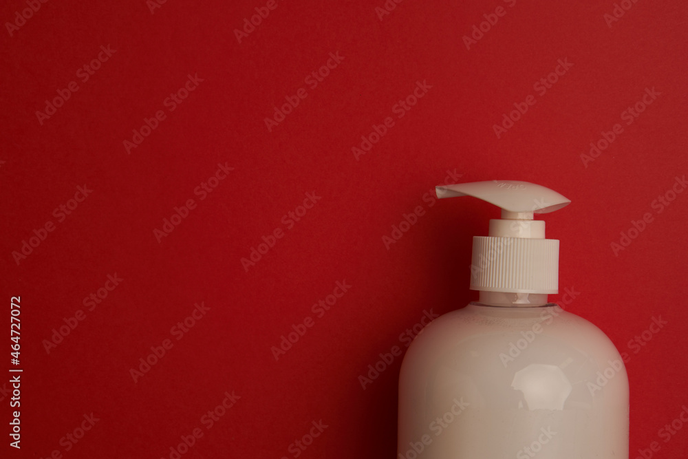 soap bath supplies hygiene body care red background soap bath supplies hygiene body care red background