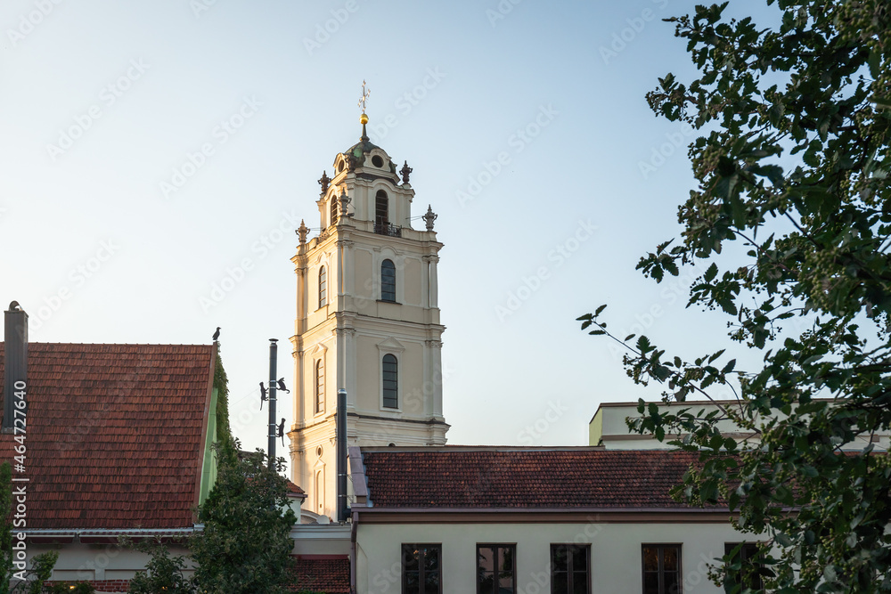 Obraz premium Campanile of St Johns Church - Vilnius, Lithuania