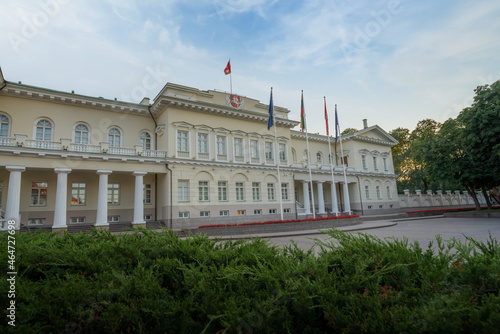 Presidential Palace official office and residence of the President of Lithuania - Vilnius, Lithuania