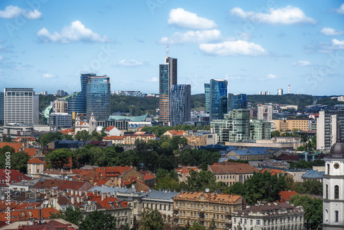 Modern buildings of the new city center (southern Snipiskes) - Vilnius, Lithuania