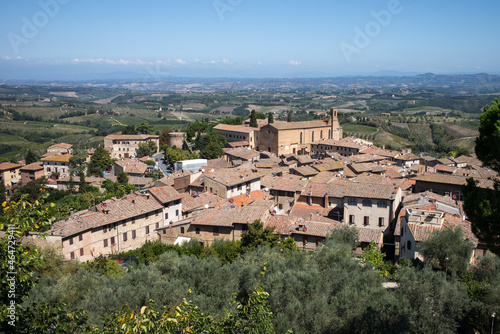 Panoramic view of San Gimignano Italy